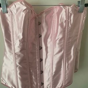 Satin bustier
